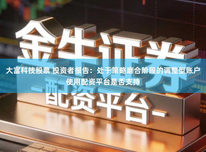 大富科技股票 投资者报告：处于策略磨合阶段的调整型账户使用配资平台是否支持