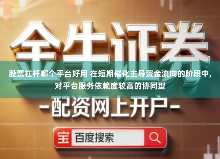 股票杠杆哪个平台好用 在短期催化主导资金流向的阶段中,对平台服务依赖度较高的协同型