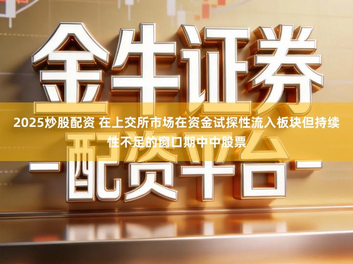 2025炒股配资 在上交所市场在资金试探性流入板块但持续性不足的窗口期中中股票