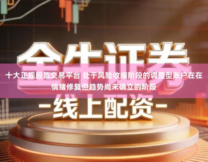 十大正规股票交易平台 处于风险收缩阶段的调整型账户在在情绪修复但趋势尚未确立的阶段